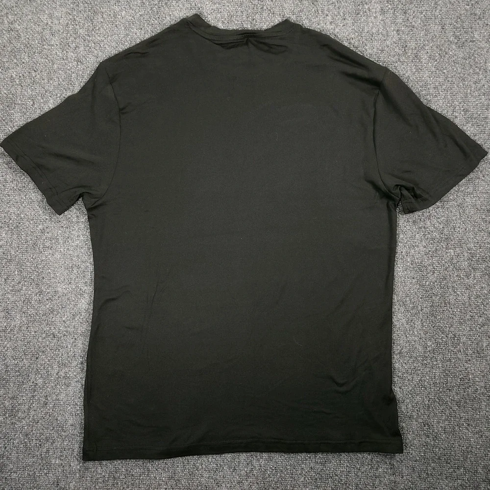 True Religion Sleepwear T Shirt Mens Large Black Logo Quick Dry Moisture Wicking